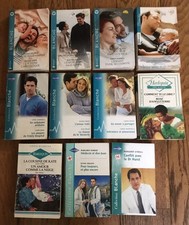 Lot de 11 livres Harlequin (21 romans) série Blanche