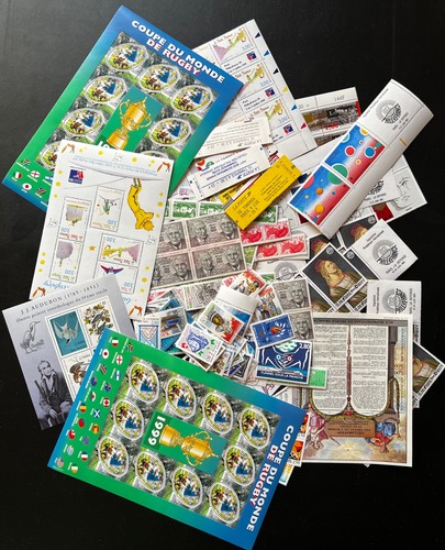Lot timbres blocs - lot,