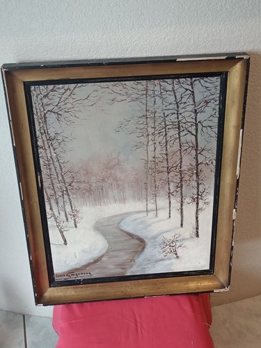 Tableau huile sur toile