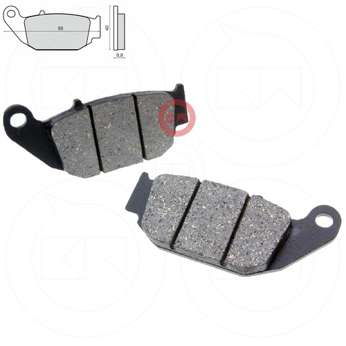 Paire plaquettes frein - plaquettes,