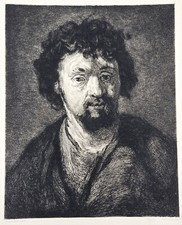 Eau forte XIXe : PORTRAIT