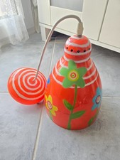 PYLONES Lustre à fleurs multicolores dans les tons orangés