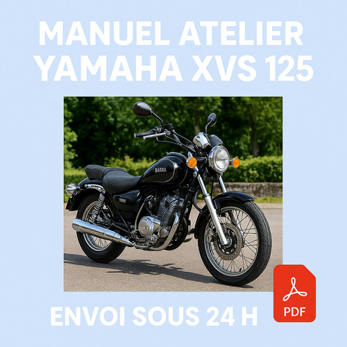 Manuel atelier yamaha xvs - yamaha, 125
