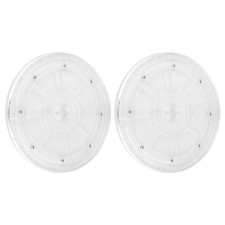  2 Pcs Plateau Tournant Cuisine De Stockage Rotatif Organisateur En Rotation
