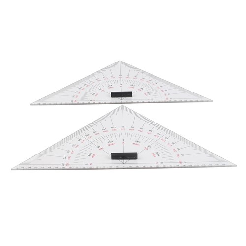 Lot règles triangulaires - de,