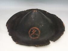 Casque Samurai JINGASA JINKASA Antique Yoroi Kabuto Période Edo Original