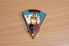 INSIGNE RÉGIMENTAIRE "34e GÉNIE" RÉGIMENT DU GÉNIE, ARTHUS-BERTRAND ED° ATLAS