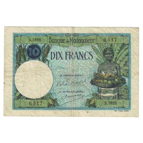 179376 billet madagascar - billet,,