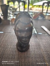buste africain en ebene