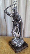 Statuette Figurine Robin Des Bois En Étain Les Étains Du Graal Robin Hood 