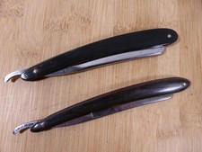 Lot 2 anciens rasoirs coupe choux PUMA et KREMO corne Solingen GERMANY