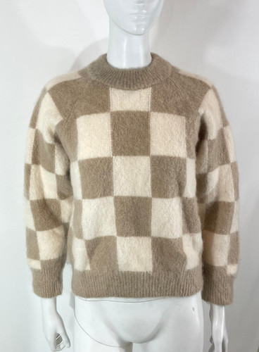 Pull femme sandro damier - pull,