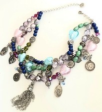 Gros Collier 3 rangs Dolce