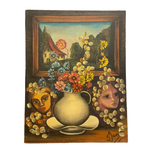 Deux visages surréaliste - , et
