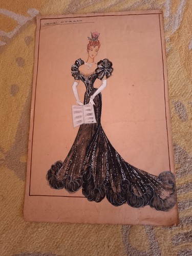 Dessin mode costume - dessin,