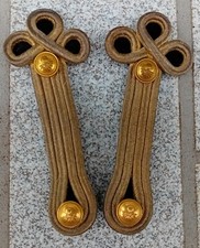 paire d'épaulettes d'officier française trèfle 