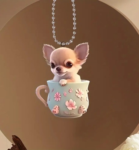 New acrylic chihuahua tea - acrylic,
