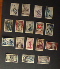 Lot 17 timbres France dont 75f