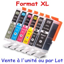 Cartouches d'encre compatibles avec Canon MG5750 MG5751 ( PGI570 CLI571 XL )
