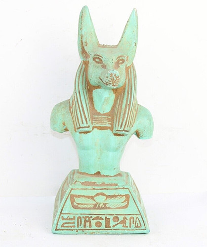 Statue anubis avec symboles - statue,