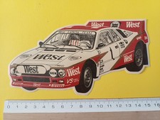 Autocollant sticker original vintage LANCIA 037 RALLY West LANCIA TEAM 16x8,5 cm