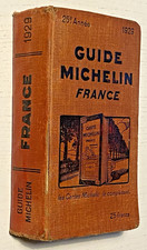 Guide Michelin Rouge 1929  -  Etat Très Correct