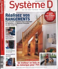 Système D n° 791 Réalisez vos rangements trotteur en bois et sa remorque