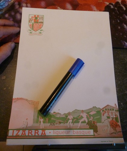 Superbe ancien menu papier - superbe,