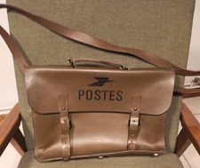 Sacoche cuir marron vintage la