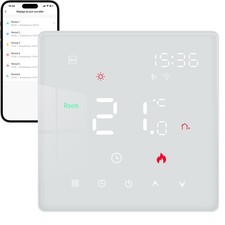 Thermostat Connecté Chaudiere Gaz, Thermostat Chauffage Intelligent Pour Chau...