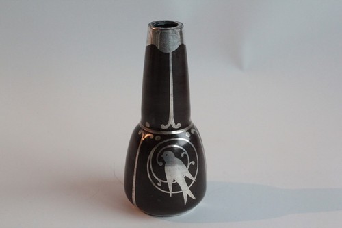 Petit vase verre - , émaillé