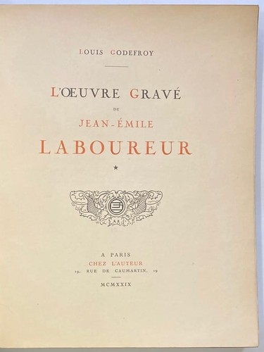 Godefroy louis l œuvre - louis., l'œuvre