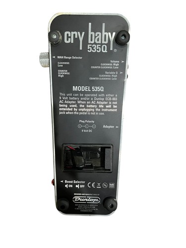 Cry baby music pedal 535q - baby,