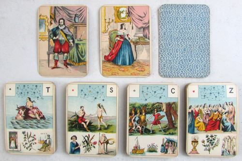 Ancien jeu tarot mlle - de,