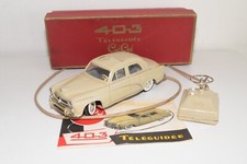 A40 1:18 GEGE ELECTRIQUE TELEGUIDE PEUGEOT 403 CREAM NEAR MINT BOXED SUPER RA...