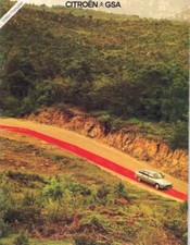 Catalogue brochure Citroën GSA / Break 1979/1980 Belgique en français