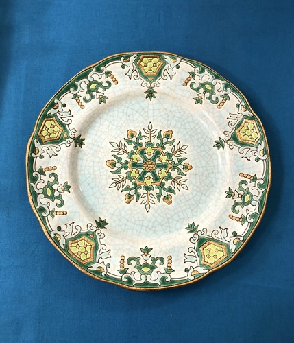Assiette émaux longwy - assiette,