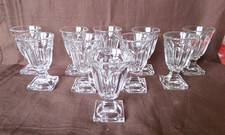 10 ANCIENS VERRES A LIQUEUR CRISTAL BACCARAT 19 EME  NAPOLEON III