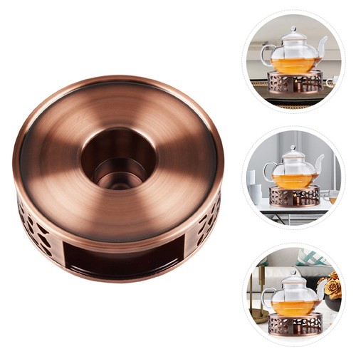 Théière inox chauffe - chauffe-thé, en