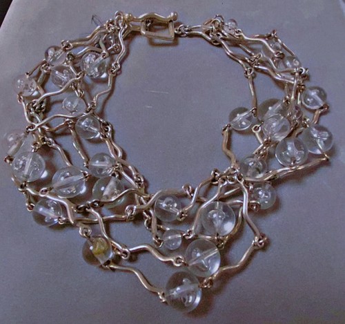 Collier perles six rangs biche - collier,
