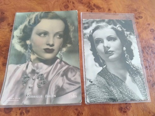 Mireille balin carte postale - mireille,