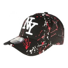 Casquette NY Noire et Rouge