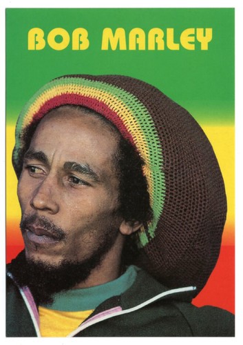 Bob marley carte postale - marley,