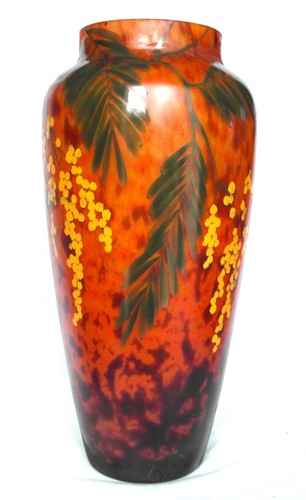 Gros vase daum - daum, aux