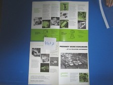 N°4477 /  dépliant PECHINEY UGINE KUHLMANN 1970