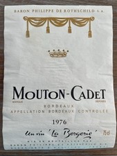 Étiquette Château Mouton