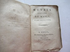 oeuvres complétes de mably , tomes quinze et seize dans ce volume , en 1789