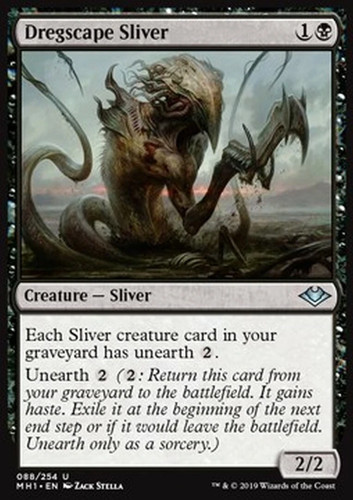 Mtg magic dregscape sliver - magic,
