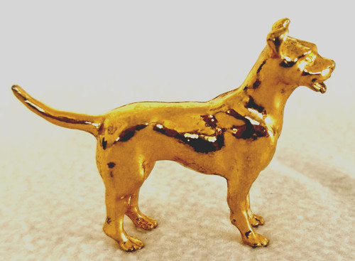Petite figurine vintage chien - petite,