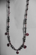 Collier créateur perles d'eau